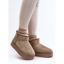 Čizme za snijeg Model 20216-4D Green zelena 1