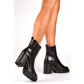 Čizme Model 24-12495B Crne crna 1