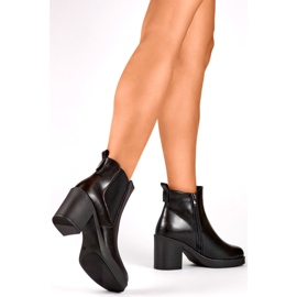 Ženske čizme podstavljene krznom 24-12453B crne crna 1