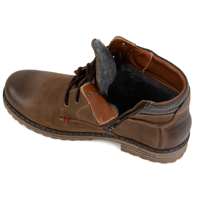 ABIS Tople muške cipele 197 smeđe smeđa 2