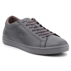 Lacoste Straightset 4 Srm Gry Leather M 30SRM4015 siva 1