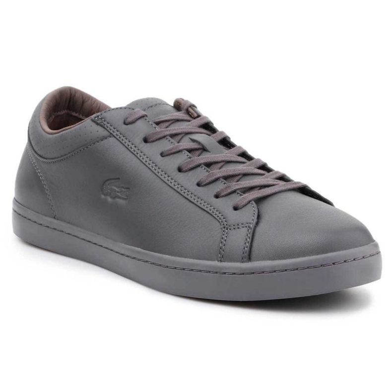 Lacoste Straightset 4 Srm Gry Leather M 30SRM4015 siva 1