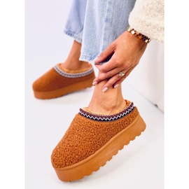 Ženske kratke čizme za snijeg sa strigom deve smeđa 2