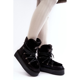 Čizme za snijeg Model DFSH371008 Crne crna 1