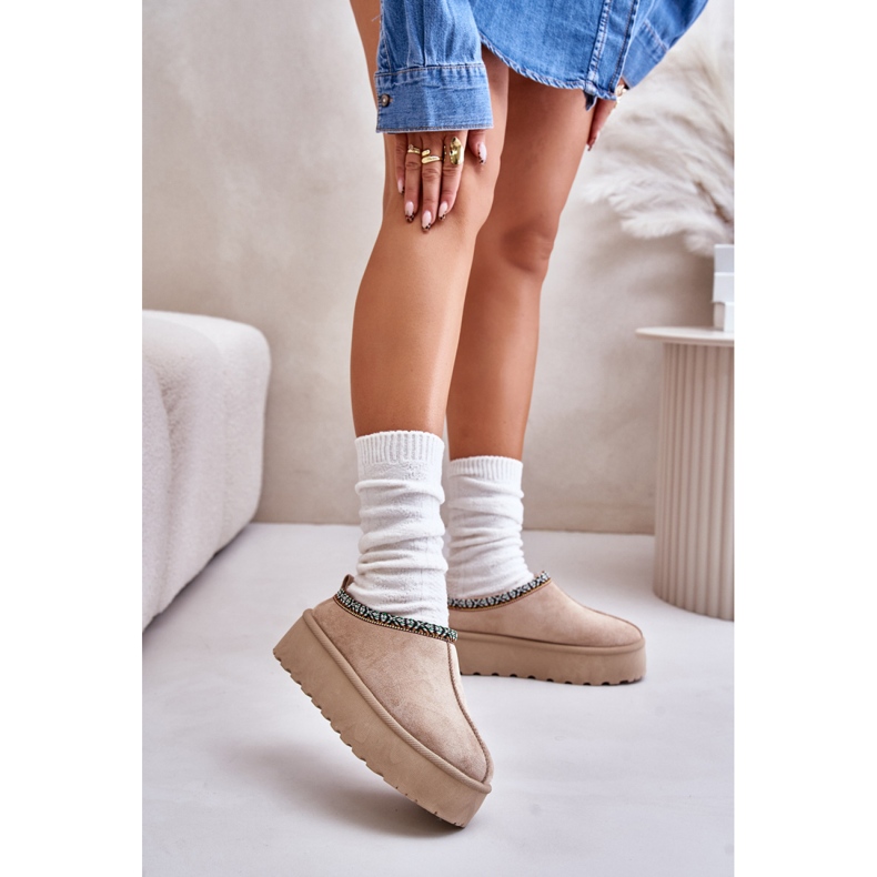 Model 877-1 Bež papuče 1