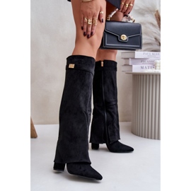 Čizme Model LA-289 Crne crna 1