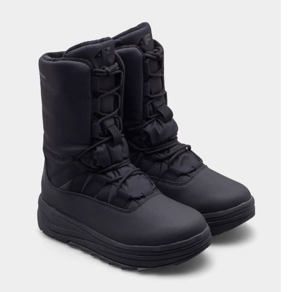 Ženske zimske čizme za snijeg 4F 4FRAW24FSBSF012-20S crne crna 1