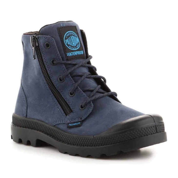 Cipele Palladium Pampa Hi Lea Gusset Jr 52744-432 plava 1