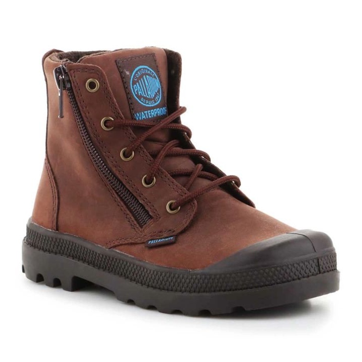 Palladium Pampa Hi Lea Gusset cipele 52744-255 smeđa 1