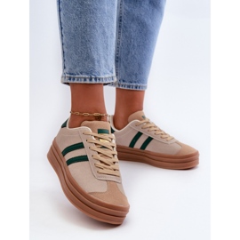 EV-508 Bež/zelene sportske cipele 1