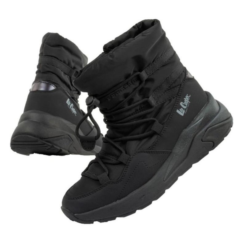 Lee Cooper LCJ-24-47-3156L ženske čizme za snijeg, crne crna 1