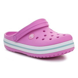Crocs Crocband dječja klompa 207006-6SW ružičasta ruže i ljubičaste 1