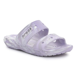 Crocs Classic mramorirane sandale 207701-5PT japanke bijela 1