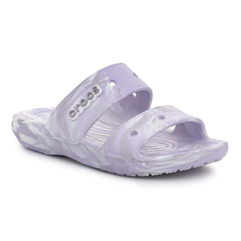 Crocs Classic mramorirane sandale 207701-5PT japanke bijela 1
