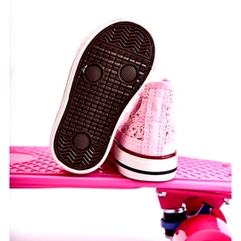 Djevojke otvorene visoke ružičaste tenisice ružičasta 4