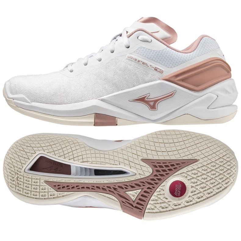 Cipele Mizuno Wave Stealth Neo X1GB200036 bijela bijela 1