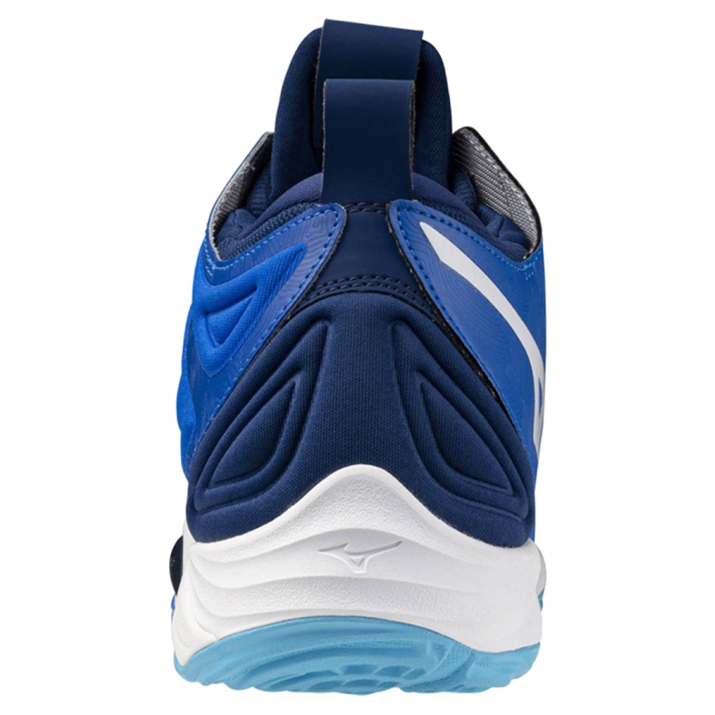 Mizuno Wave Momentum 3 Mid V1GA231701 tenisice za odbojku, plave plava 3