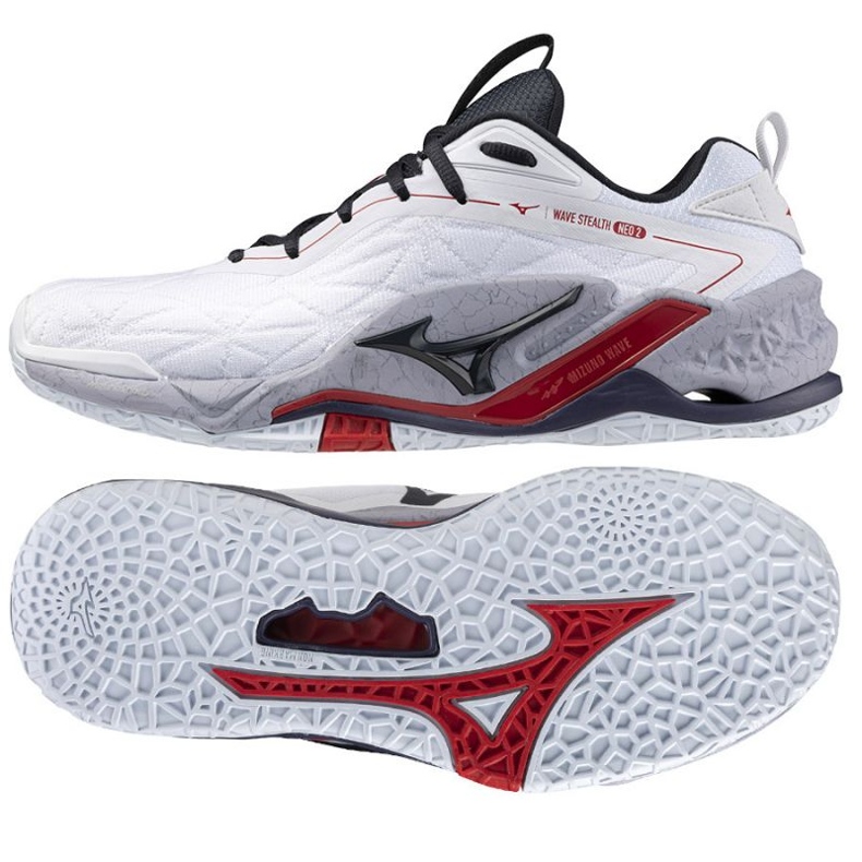 Mizuno Wave Stealth Neo 2 X1GA240021 cipele bijela 1