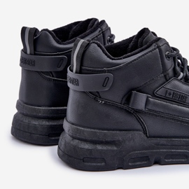 Muške izolirane tenisice Big Star OO174587 HI-POLLY System MID crna 2