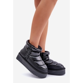 Niske čizme za snijeg s debelim potplatom D.Franklin DFSH371011 Crna 1