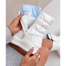 Ženske Big Star čizme za snijeg s krznom OO274A396 Bijele bijela 2