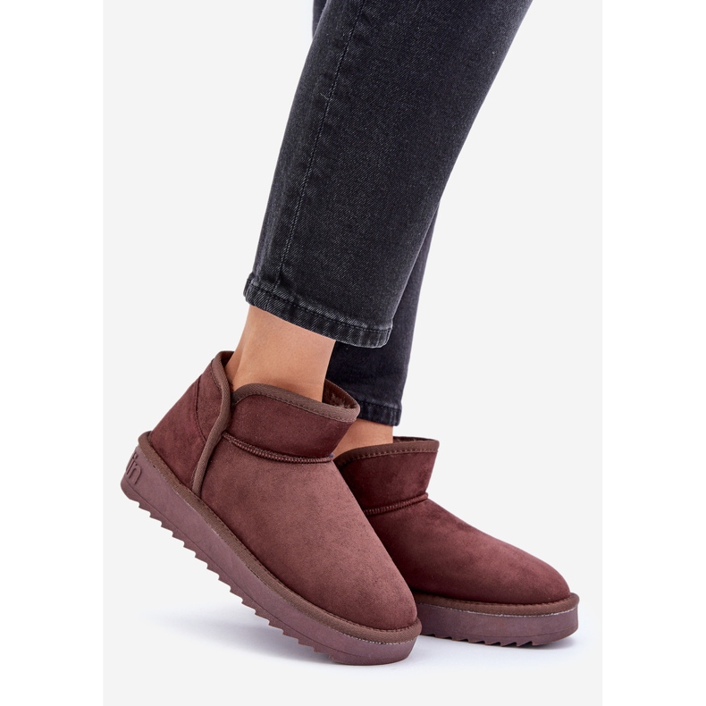 Ženske čizme za snijeg s platformom D.Franklin DFSH370010 Čokolada smeđa 1