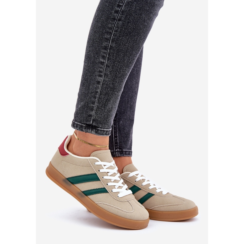 Ženske sportske niske tenisice, bež 1