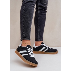 Ženske sportske niske tenisice, crne crna 2