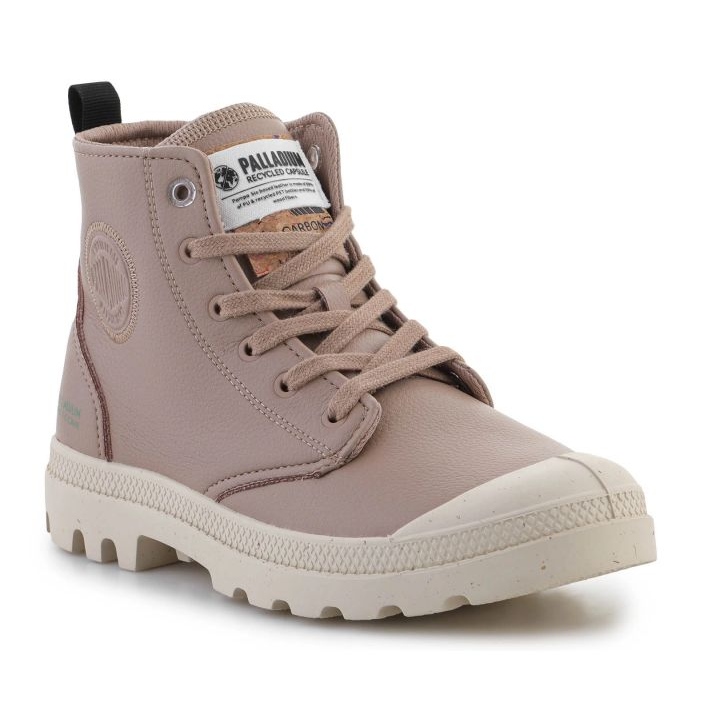 Kožne cipele Palladium Pampa Hi Re-Vegn 74378-284-M bež 1