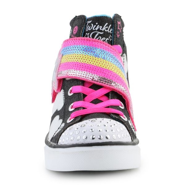 Skechers cipele Twinkle Toes: Twinkle Sparks - Shooting Star 314775L-BKMT crno 2
