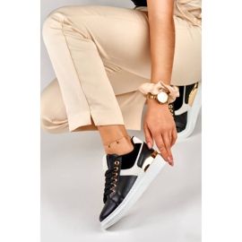 Ženske tenisice s platformom, crne JF3060B crna 1