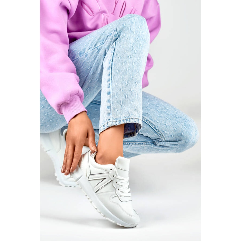 Ženska sportska obuća, bijele tenisice, LL66-33W bijela 2