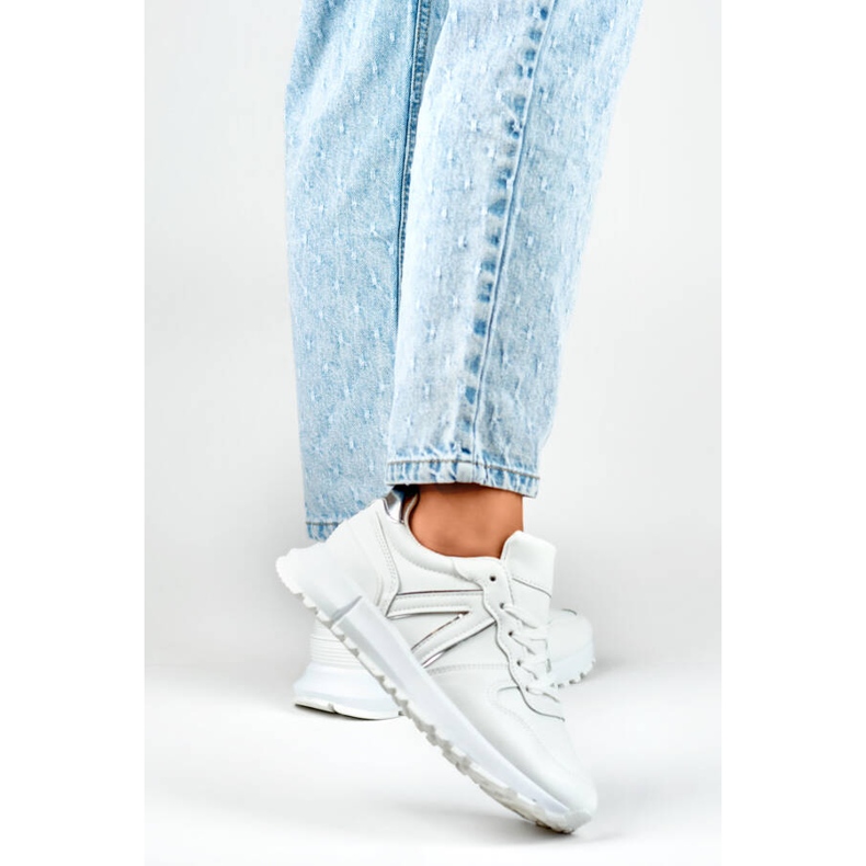 Ženska sportska obuća, bijele tenisice, LL66-33W bijela 1