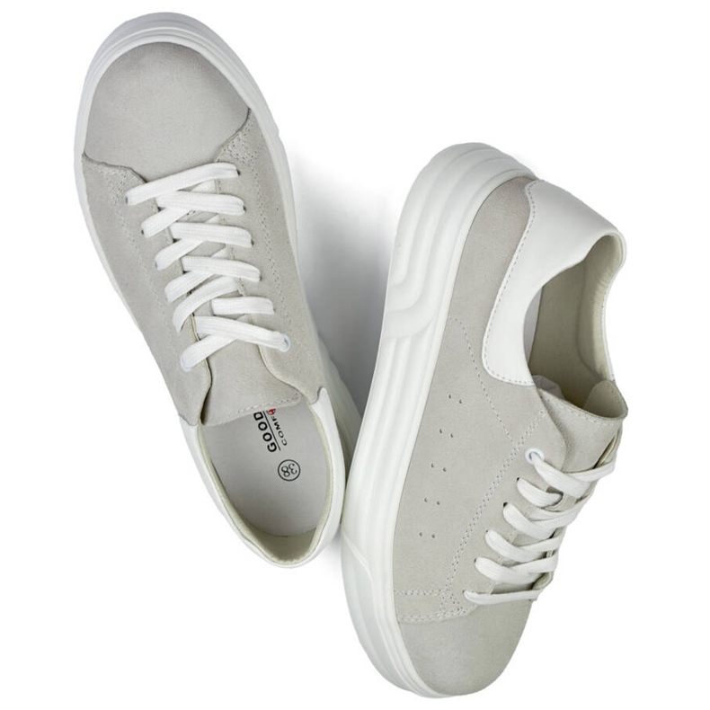 Ženske kožne sportske cipele, sive GD-XF-113G siva 2