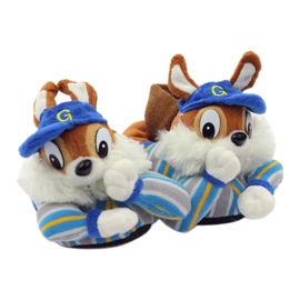 American Club Tople papuče za kućne ljubimce američke vjeverice plava smeđa 5