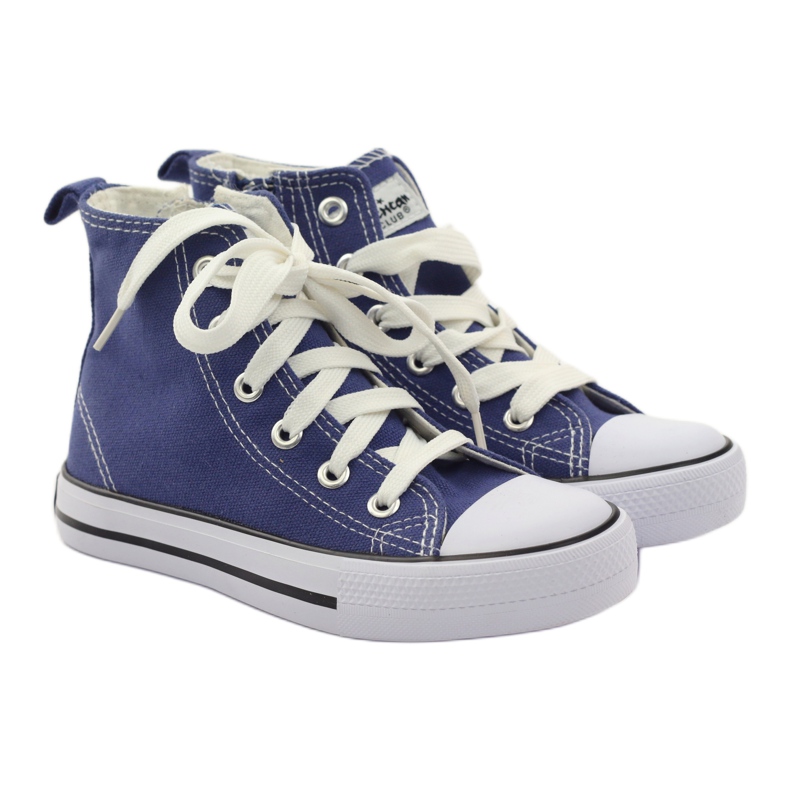 American Club Dječje tenisice na plavom američkom patentnom zatvaraču plava 4