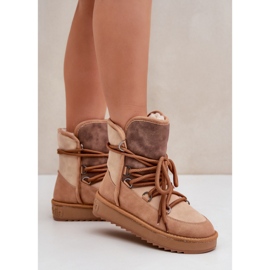 Čizme za snijeg s krznom D.Franklin DFSH370013 deva smeđa 1