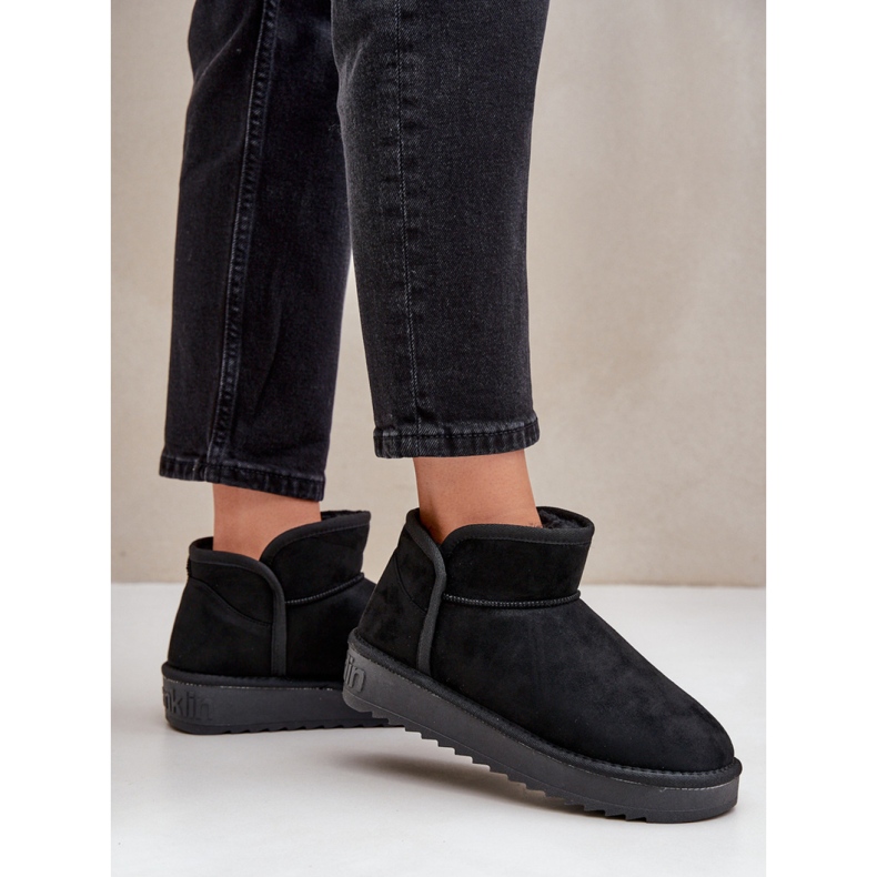 Ženske izolirane čizme za snijeg D.Franklin DFSH370010 crne crno 1