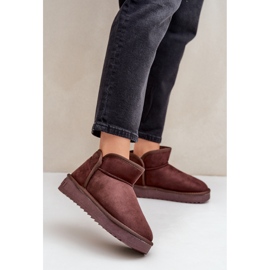 Ženske izolirane čizme za snijeg D.Franklin DFSH370010 smeđe smeđa 1