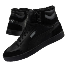 Puma Shuffle srednje zimske cipele 387609 01 crna 1