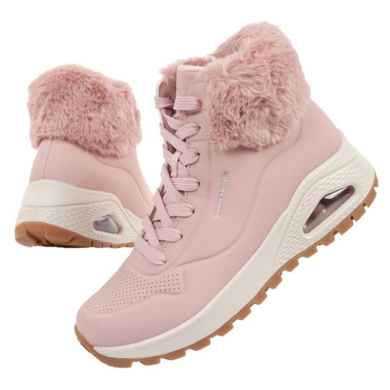 Skechers Uno Rugged 167274/BLSH cipele s krznom, roze ružičasta 1