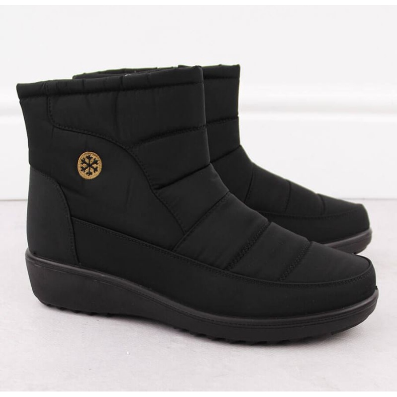 Unisoft ženske čizme za snijeg, crne crno 2