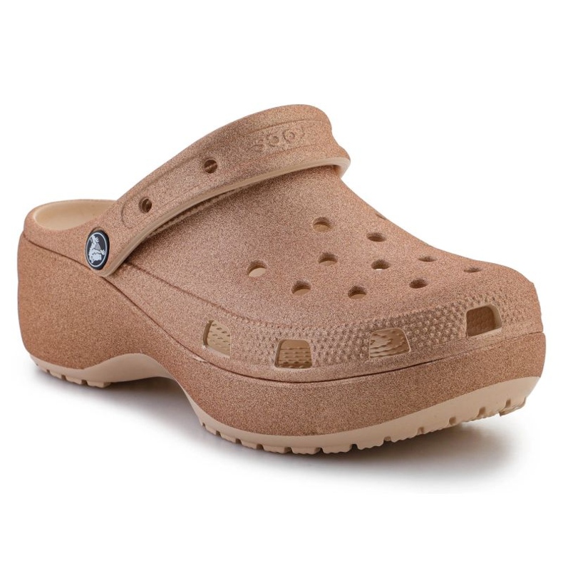 Crocs Classic Platform Glitter Clog 207241-2DS japanke smeđa 2