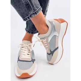 Ženske sportske cipele sive čarape siva 1