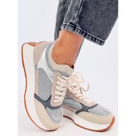 Ženske sportske cipele sive čarape siva 2