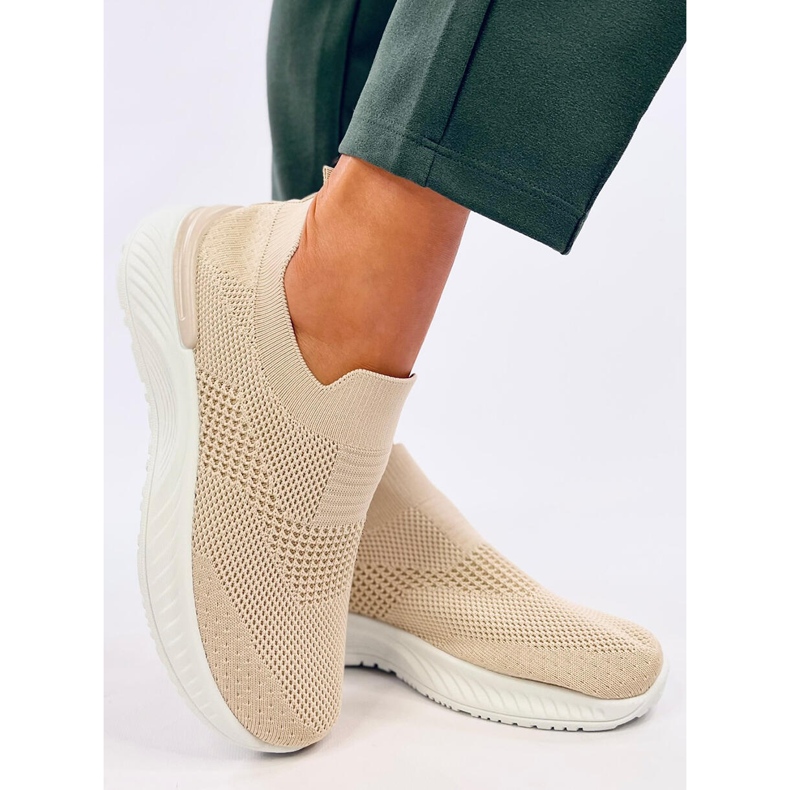 Ženske sportske čarape, bež 2