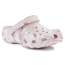 Crocs japanke Classic Marbled Clog 206867-6WS bež 2
