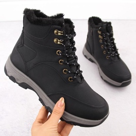 Izolirane Vanhorn trekking čizme, crne crno 1