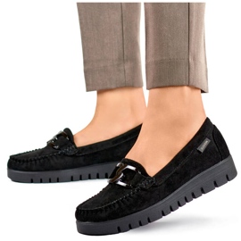 Goodin Ženske crne antilop mokasine GD-FL696C-B crna 1