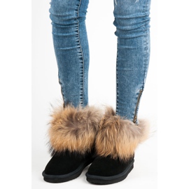 Coco Perla Kožni mukluki crna 2